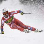 El noruego Kjetil Jansrud durante el Super Gigante celebrado este fin de semana en Lake Louise