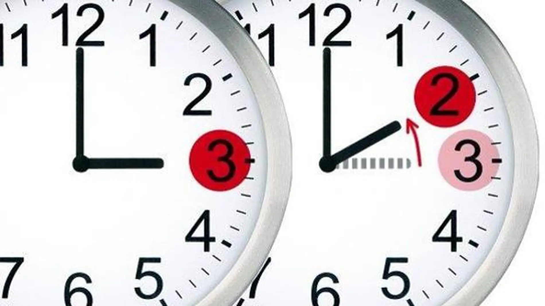 El cambio de hora se producirá el 30 de octubre