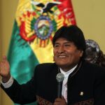 El presidente de Bolivia, Evo Morales