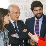 El presidente, Fernando López Miras, ayer en el Comité Ejecutivo Nacional del PP junto líderes del partido como Cristina Cifuentes o Andrea Levy