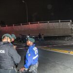 Policías ecuatorianos desplegados tras el estado de excepción