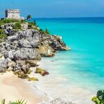 Los restos arqueológicos de Tulum, una de las postales más famosas de la Riviera Maya