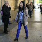 La magistrada María Núñez, en los juzgados sevillanos