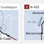 La N-320, la más «negra» de la red de carreteras