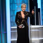 Meryl Streep, durante su discurso