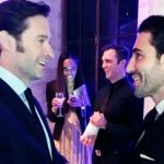 Miguel Ángel Silvestre, de fiesta con Hugh Jackman y Carlota Casiraghi en Nueva York
