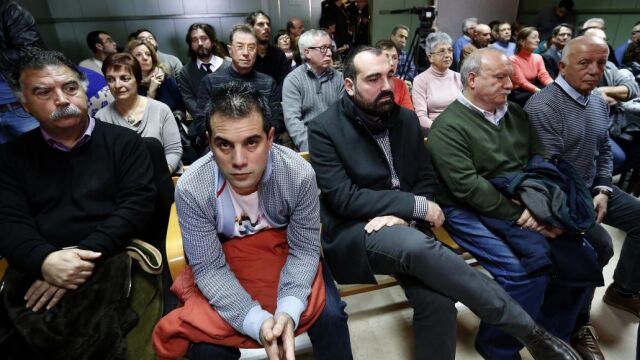 Un momento del juicio a los "ocho de Airbus"