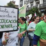 Los recortes en las ayudas para la educación Infantil y los cambios normativos sacaron al colectivo a la calle