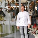 El chef Sergi Cócera, ayer, en el Casanova Beach Club de Castelldefels