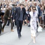 Victoria Beckham, David Beckham y Brooklyn Beckham