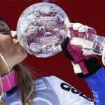 Frida Hansdotter besa el ansiado Globo de Cristal