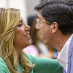 Ciudadanos permitió la investidura de Susana Díaz y se ha convertido en el sostén del Gobierno andaluz