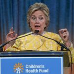 La excandidata presidencial demócrata Hillary Clinton, ayer , en Nueva York