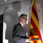 Artur Mas, en una imagen de julio de 2014 en la librería de Blanquerna en Madrid tras reunirse en Moncloa con Rajoy