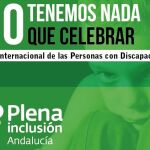 Cartel por el Día Internacional de las Personas con Discapacidad de la plataforma «Plena Inclusión Andalucía»