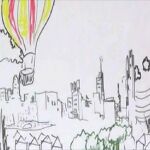 La tecnología permite dibujar en el espacio.