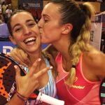 Victoria Iglesias y Teresa Navarro partido octavos final Sevilla 2017