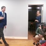 Besteiro, el día que anunció la dimisión como líder de los socialistas gallegos