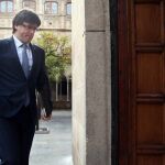 El presidente de la Generalitat, Carles Puigdemont