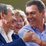 El ex presidente José Luis Rodríguez Zapatero participó ayer en el acto de Valladolid