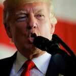 El presidente de los Estados Unidos, Donald Trump