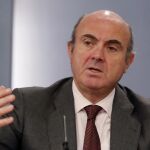 El ministro de Economía, Industria y Competitividad, Luis de Guindos.