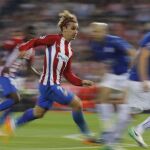 El delantero francés del Atlético de Madrid Antoine Griezmann durante el partido