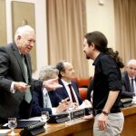 José Manuel García Margallo y Pablo Iglesias