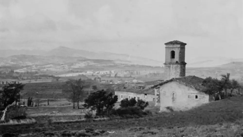 Vista de Ochate, un lugar con mucho misterio