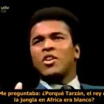 Muhammad Alí, durante la entrevista