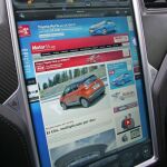 El Tesla Model X mantiene la impresionante pantalla táctil de 17 pulgadas del Model S.