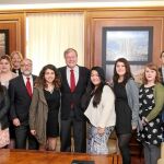 Antonio Silván recibe a alumnos y docentes de la Central Washington University en el Ayuntamiento de León
