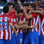 Yannick Carrasco celebrando su gol ante Osasuna