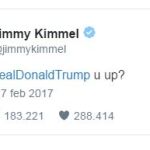El tuit de Jimmy Kimmel a Trump en los Oscar