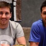 Messi, junto a su hermano Matías