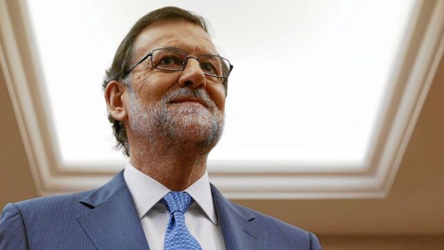 El presidente en funciones, tras su reunión el pasado 4 de febrero con el grupo popular en el Congreso