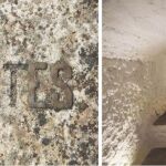 Junto a estas líneas, lápida en el cementerio de Alcázar de San Juan. A la derecha, la cueva donde, según la leyenda local, fue encarcelado y escribió parte de «El Quijote», en la también localidad manchega de Argamasilla de Alba