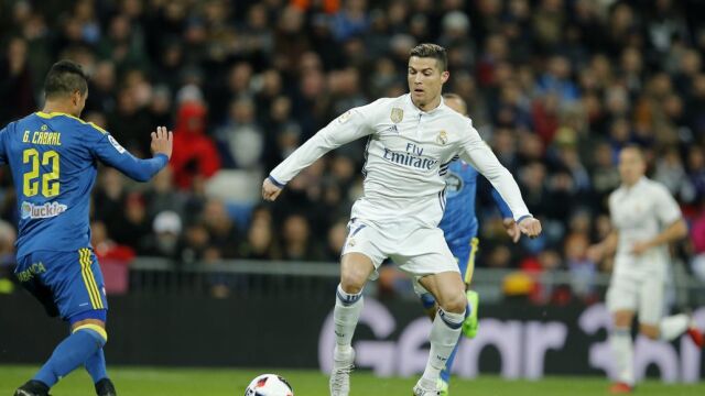 El delantero del Real Madrid Cristiano Ronaldo