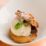 Cookie casera con helado