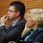 Manuela Carmena y Carlos Sánchez Mato, en una imagen de archivo