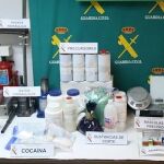 Material incautado por la Guardia Civil