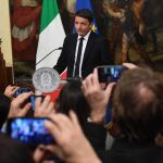 El ex primer ministro de Italia Matteo Renz