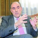 El presidente de la institución provincial palentina, José María Hernández