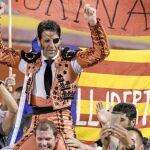 Padilla sale a hombros de la plaza de toros de Palma de Mallorca