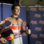 El joven piloto Marc Márquez, cuatro veces campeón mundial de motociclismo, tiene a partir de este jueves su "alter ego"de cera.