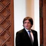Puigdemont, en el Palau de la Generalitat el pasado febrero