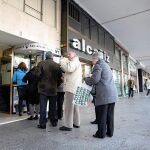 Venta de lotería en una administración vallisoletana