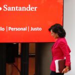 Ana Botín d, el pasado 6 de julio