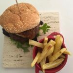 Hamburguesa a los dos quesos