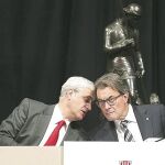 Germà Gordó y Artur Mas juntos en un acto en Cataluña hace dos años que «no hay nada nuevo»